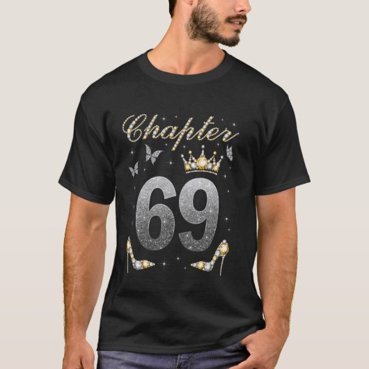 第69章69歳誕生日女王妃B-d Tシャツ (正面)