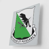 第69連隊 スクエア壁時計 (傾斜)