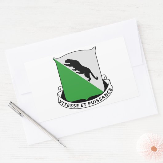 第69連隊 長方形シール (封筒)