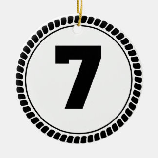 第7円 セラミックオーナメント