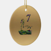 第7及び第8日のクリスマスの装飾 セラミックオーナメント (右)