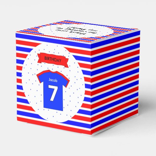 第7回バースデーパーティー名前をカスタムするスポーツ フェイバーボックス (裏面サイド)