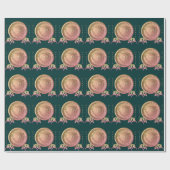 第7回銅フェリアメダリオン結婚記念日 ラッピングペーパー (フラット)