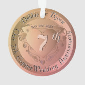 第7回銅結婚記念日 オーナメント (裏面)