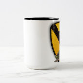 第7回騎兵lrps recon air cav退役軍人vev ツートーンマグカップ (中央)