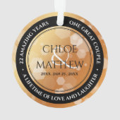 第7回22回49回銅周年記念アクリル結婚樹脂 オーナメント (裏面)