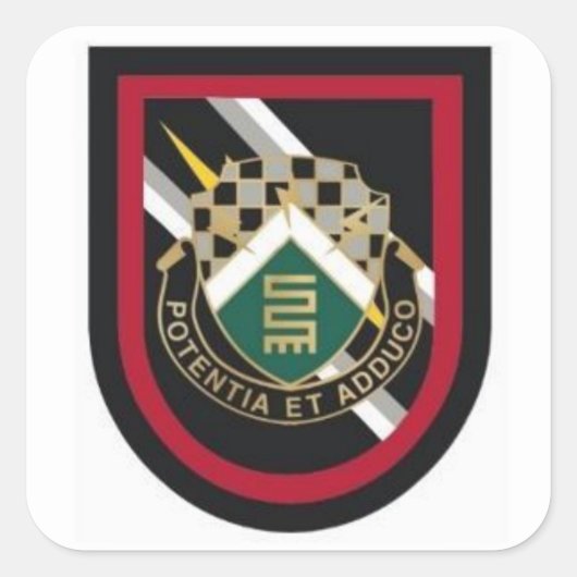 第7回PSYOPS大隊フラッシュ/DUIスタンプ スクエアシール (正面)