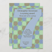 第7大少年の誕生日パーティー 招待状 (正面/裏面)