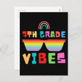 第7学年バイブ新学期先生及び学生 シーズンポストカード (正面/裏面)