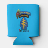 第7期特殊部隊グループグリーンベレー退役軍人 缶クーラー (裏面)