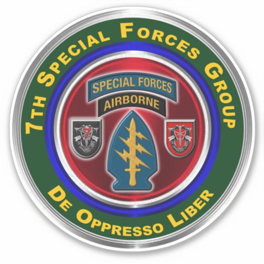 第7期特殊部隊グループビニール車 シール (正面)