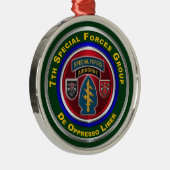 第7期特殊部隊グループ記念クリスマス メタルオーナメント (右)
