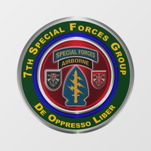 第7期特殊部隊グループ ウィンドウサイン (シート)