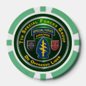 第7期特殊部隊グループ ポーカーチップ (正面)