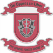 第7期特殊部隊グループ（空挺部隊）第7期特殊部隊 シール (正面)