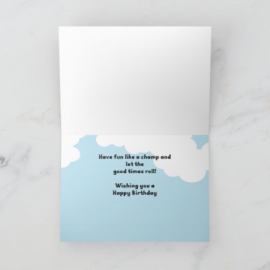 第7期野球誕生日名前をカスタムするスティックスフィギュア カード (内部)