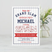 第7期野球誕生日招待状 招待状 (スタンド正面)