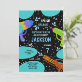 第7期黒緑の水鉄砲招待状 招待状 (スタンド正面)