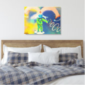 第7次元ゲートキーパーガーディアン キャンバスプリント (インサイチュ (寝室))