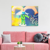 第7次元ゲートキーパーガーディアン キャンバスプリント (インサイチュ (リビング))