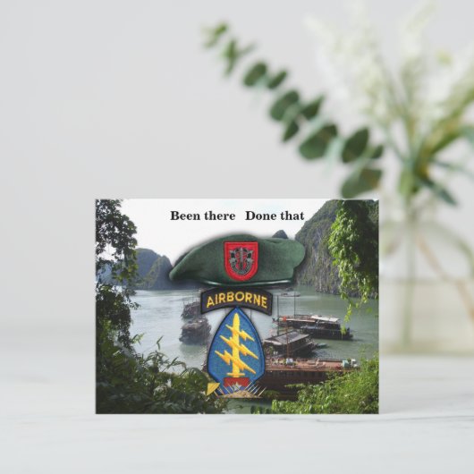 第7次特殊部隊グリーンベレテベトナム南戦争 ポストカード (スタンド正面)