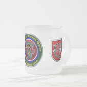 第7次特殊部隊空挺部隊  フロストグラスマグカップ (正面右)