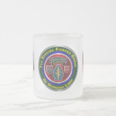 第7次特殊部隊空挺部隊  フロストグラスマグカップ (中央)