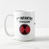 第7歩兵師団バッジ コーヒーマグカップ (左)
