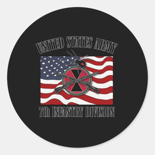 第7歩兵師団戦線 ラウンドシール (正面)