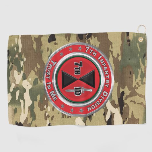 第7歩兵師団 ゴルフタオル (横)