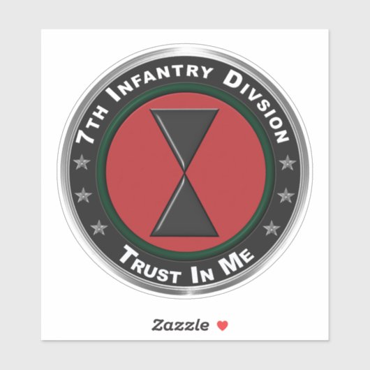 第7歩兵師団 シール (シート)