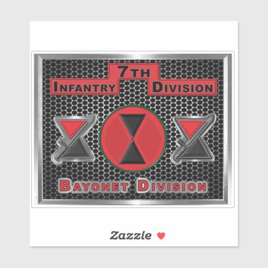 第7歩兵師団 シール (シート)