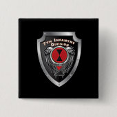 第7歩兵師団「バヨネット師団」 缶バッジ (正面)