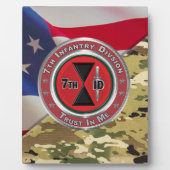 第7歩兵師団 フォトプラーク (正面)