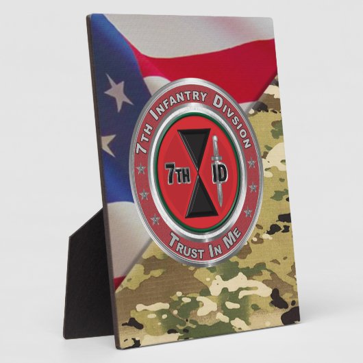 第7歩兵師団 フォトプラーク (側面)