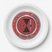 第7歩兵師団 ペーパープレート (正面)