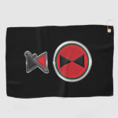 第7歩兵師団「銃槍師団」パッチ ゴルフタオル (横)