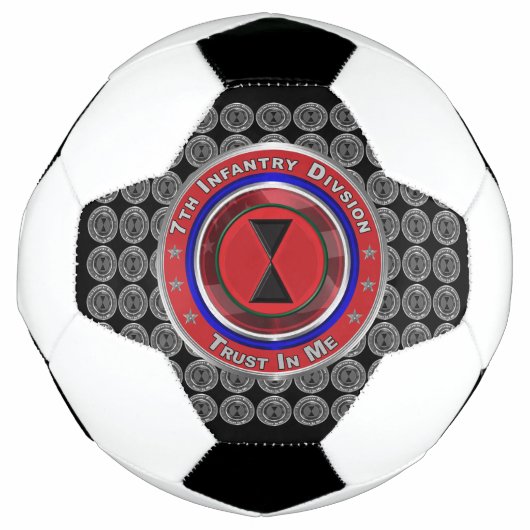 第7歩兵師団 “Bayonet Division(銃剣師団)” サッカーボール (正面)
