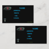 第7特殊部隊のグループパッチの名刺 名刺 (正面/裏面)