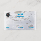 第7特殊部隊は獣医のイラクの名刺を分けます 名刺 (裏面)