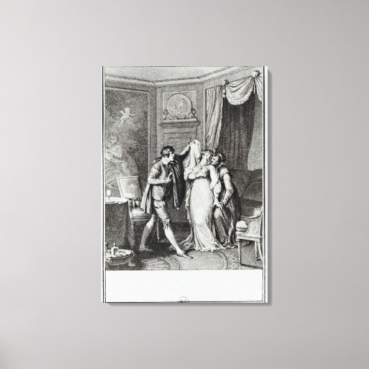 第7章より「そのベールを脱げ」 キャンバスプリント (正面)