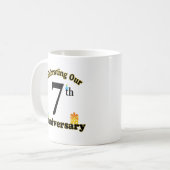 第7記念日 コーヒーマグカップ (正面左)