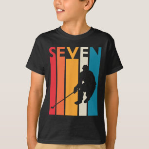 第7誕生日ギフトセブンヴィンテージホッケー誕生日7 Tシャツ