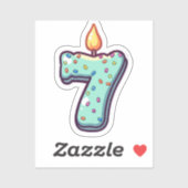 第7誕生日シール シール (シート)