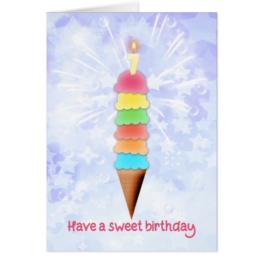 第7誕生日ジャイアントアイスクリーム (正面)