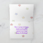 第7誕生日ピエロバルーン カード (内部)