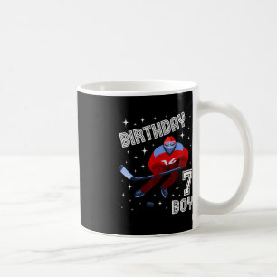 第7誕生日少年アイスホッケー7歳おもしろいB日M コーヒーマグカップ