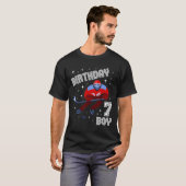 第7誕生日少年アイスホッケー7歳おもしろいB日M Tシャツ (正面フル)