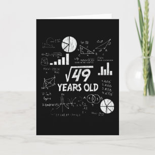 第7誕生日平方根49年～7年前の日 カード