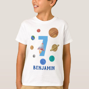 第7誕生日系太陽の惑星 Tシャツ
